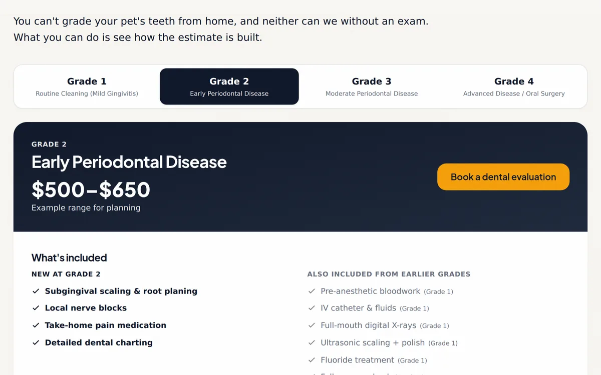 Dental Estimate Explorer screenshot